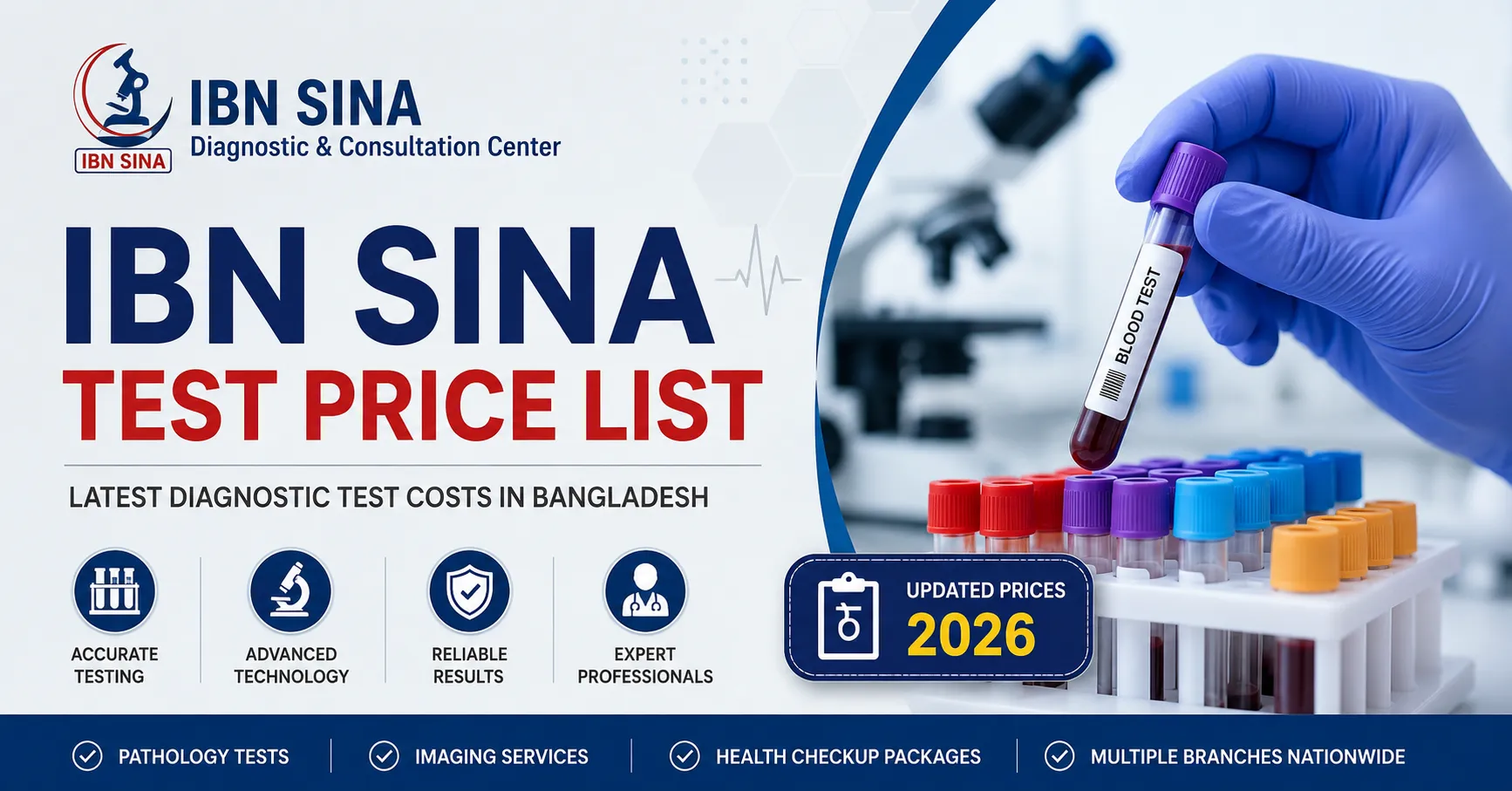 ibn sina test price list