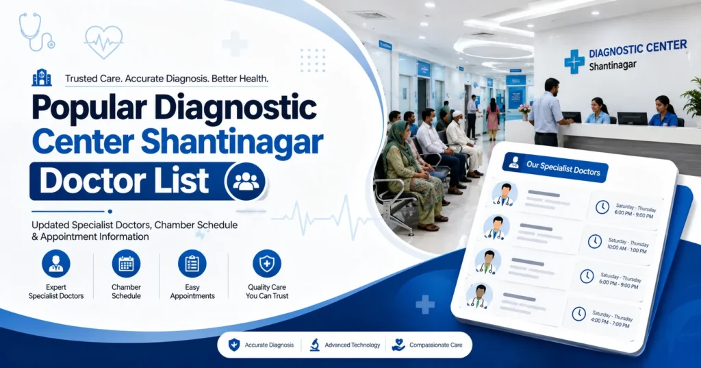 popular diagnostic center shantinagar doctor list